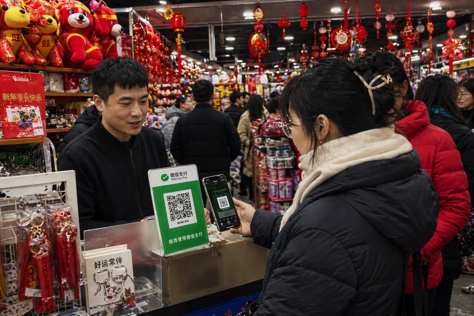 Phone payment in China