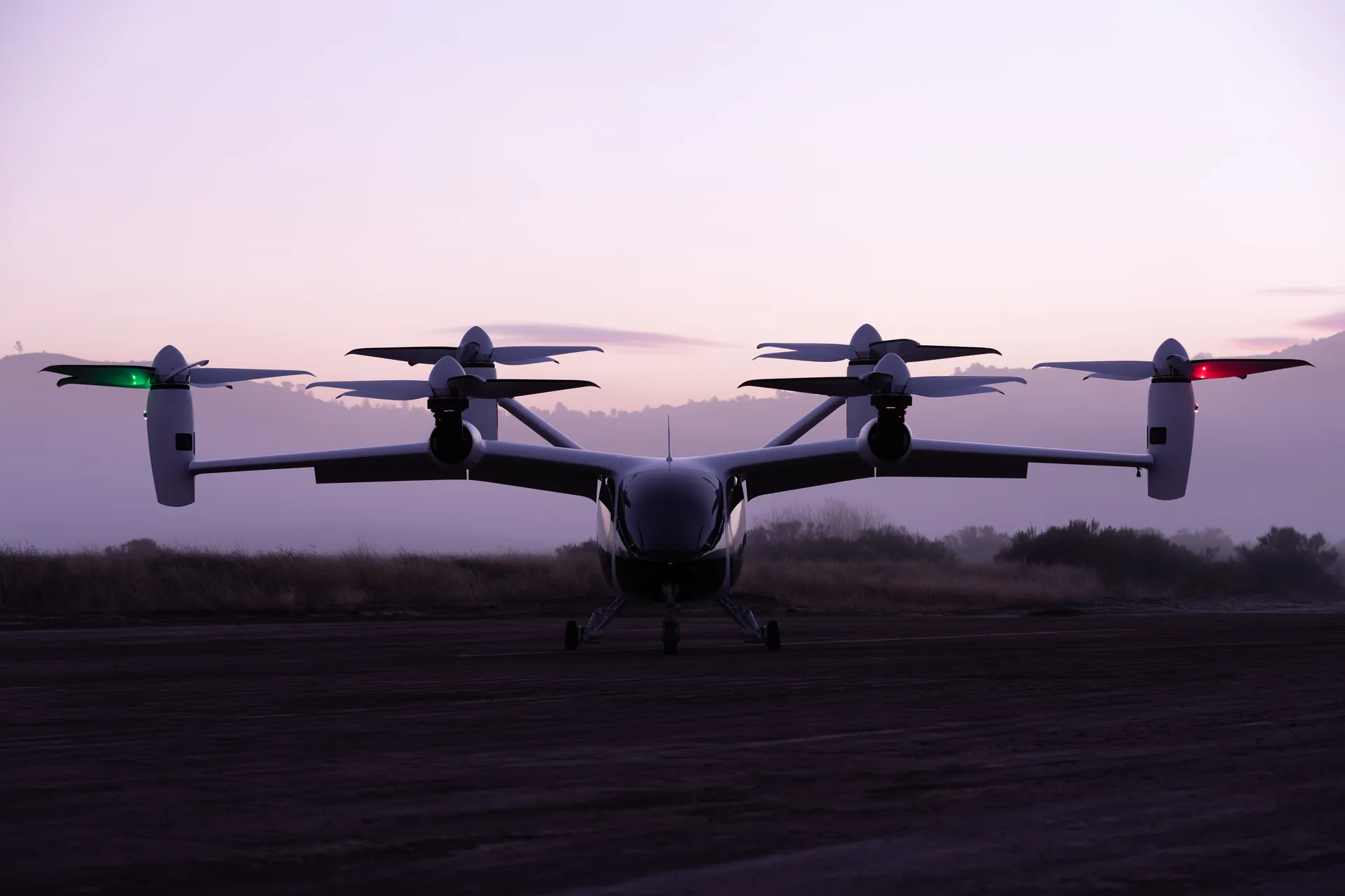 Joby Aviation S4 experimental eVTOL aircraft at Edwards Air Force Base